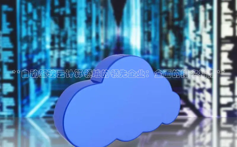 杏鑫彩票app官方下载路畅科技**自动驾驶云计算领域的领先企业：全面的排名指南**