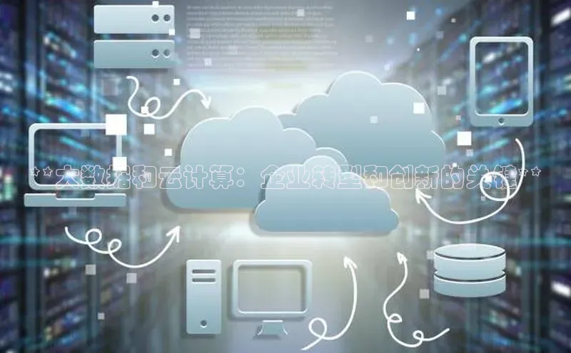 杏鑫平台线路测速字节跳动**大数据和云计算：企业转型和创新的关键**