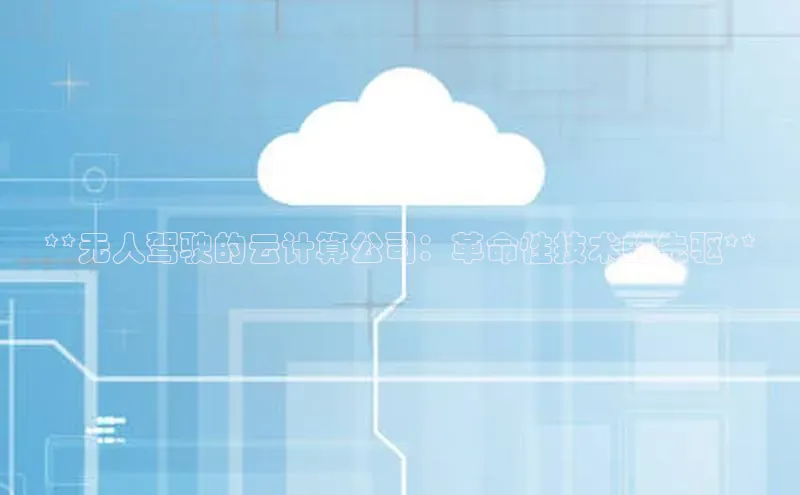 杏鑫平台手机登录入口小度商城**无人驾驶的云计算公司：革命性技术的先驱**