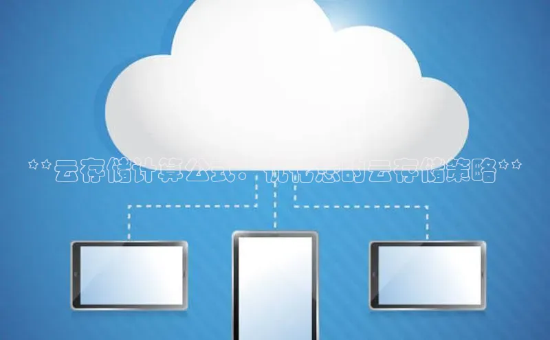 杏鑫注册开户普信公司**云存储计算公式：优化您的云存储策略**