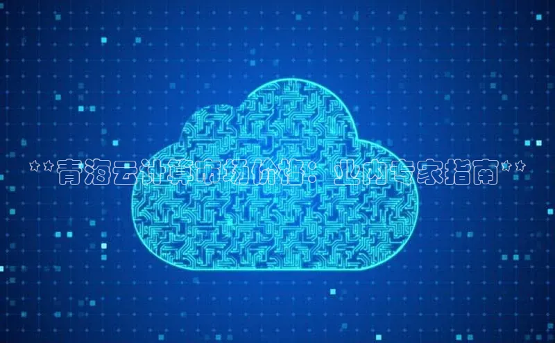 杏鑫平台注册官网阿里尔公司**青海云计算市场价格：业内专家指南**